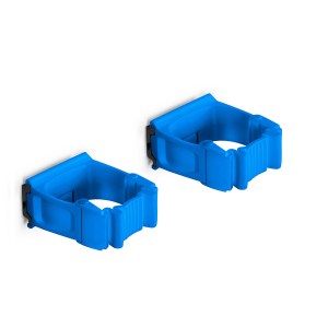 Vikan Toolflex One Holder TF2-5 Blue - 2-Pack with Wall Adapter for Efficient Tool Organization